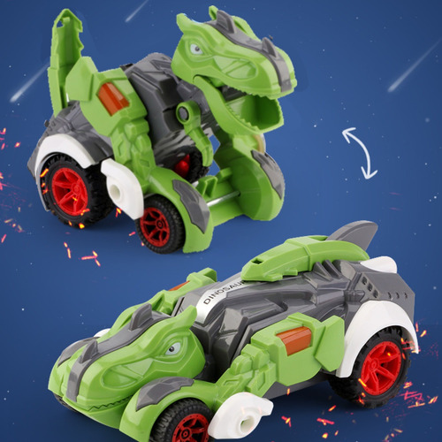 Brinquedo De Deformação Inercial N Player Dinosaur Car Model