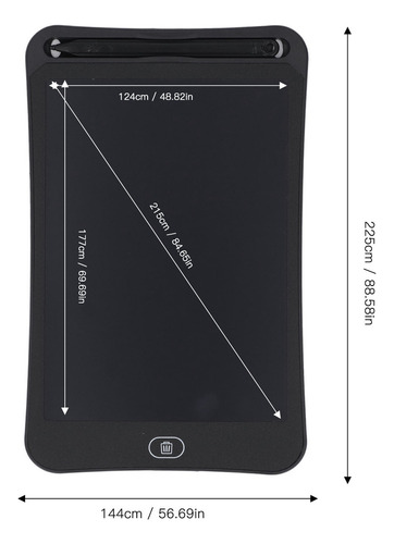 Ea Bloc De Dibujo Lcd For Escribir, Tableta Portátil Con