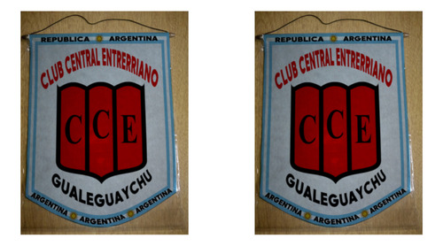 Banderin Chico 13cm Club Central Entrerriano Gualeguaychu