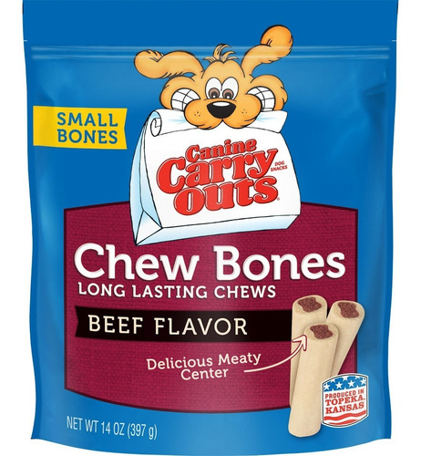 Premios Perros Huesos Masticables Chicos Chew Bones Res 397g