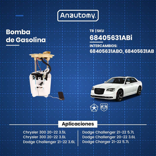Bomba De Gasolina Para Dodge Challenger 5.7l V8 2022