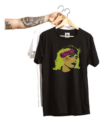 Remera Blondie, Bandas Rock. 100% Algodon Icaro Remeras