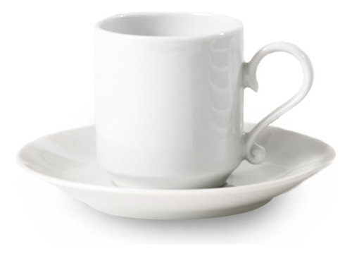 Set X6 Taza Cafe Con Plato Porcelana Verbano Maria