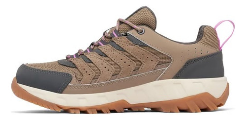 Zapatilla Columbia Strata Trail Low Wp Mujer Wet Sand Berry