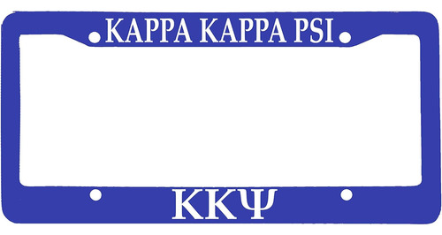 Marco De Matrícula Con Licencia Oficial De Kappa Kappa Psi, 