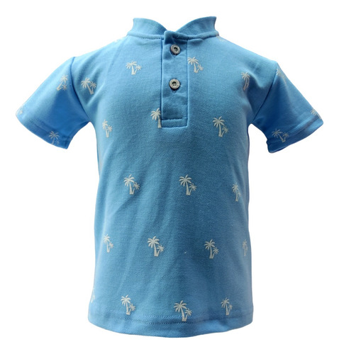 Playera Para Niño Cuello Redondo Con Botones Exch,ch,m,g,exg