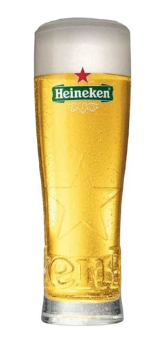 Vaso De Cerveza Heineken 250 Ml Original Estrella En Relieve