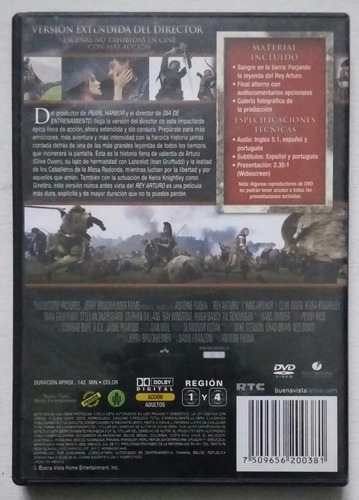Dvd El Rey Arturo
