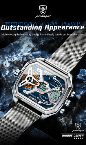 Reloj Electrónico Led Rectangular Con Fecha Y Semana Para Ho