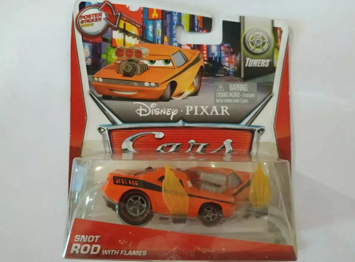 Disney Cars Snot Rod With Flames Tuners Estornudos 