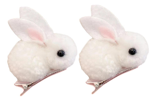 2 Mini Pinzas Para El Pelo, Horquilla De Conejo De Pascua,