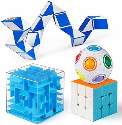 Coogam Fidget Cubos Rompecabezas Rompecabezas Juguetes, 3x3