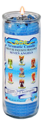 Veladora 7 Arcángeles - Bienestar, Aromática Tradicional