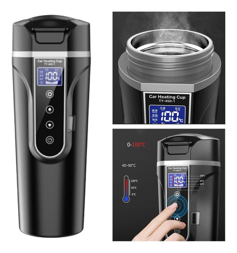 Calentador De Taza De Calefacción Eléctrica Para Negro