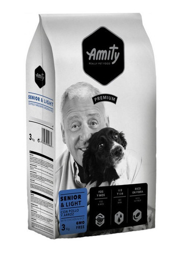 Amity Premium Senior Light Para Perros 3kg