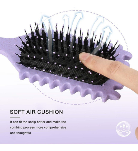 Cepillo Para Cabello Rizado Para Mujeres,bounce Curl Brush