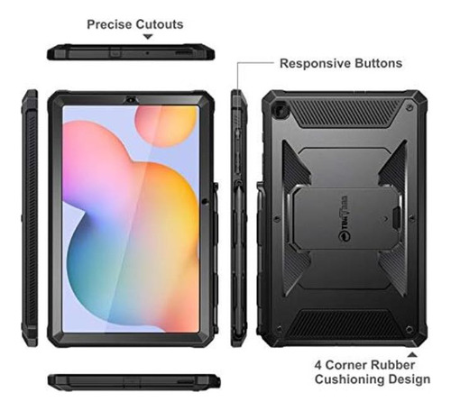 Fintie Funda A Prueba Golpes P/ Samsung Galaxy Tab S6 Negro