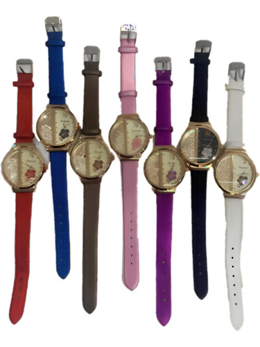 Reloj De Dama De Colores Variados