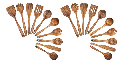 2 Utensilios De Cocina De Madera, Juego De Utensilios De Coc