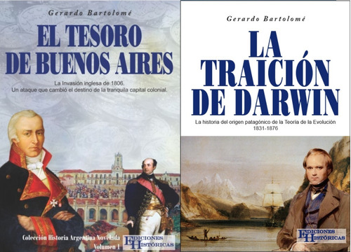 Imagen 1 de 4 de Combo El Tesoro De Buenos Aires + La Traición De Darwin