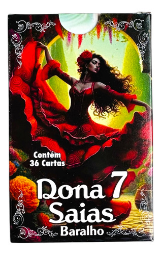 Baralho Dona 7 Sete Saias 36 Cartas Manual