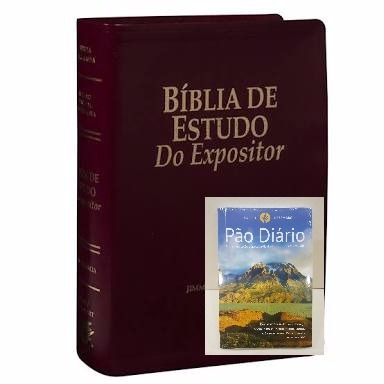 Bíblia De Estudo Do Expositor +brinde Livro Pão Diário