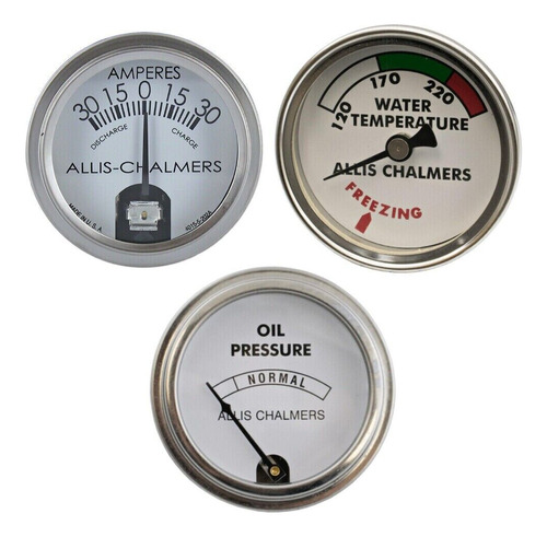 New Tractor Temp Amp Oil Pressure Gauges Fits Allis Chal Vvd