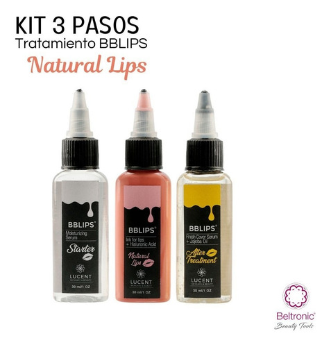 Kit Bblips Tono Natural Lips Lucent 3 Pasos Apto Dermapen