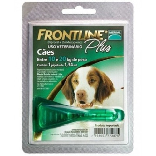Pipeta Frontline Plus Para Perros 10 A 20 Kg Pethome Chile