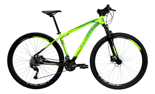 Bicicleta Aro 29 Trust 2x9 Shimano Alivio - Freio Hidraulico Cor Amarelo Neon + Preto Tamanho Do Quadro 17