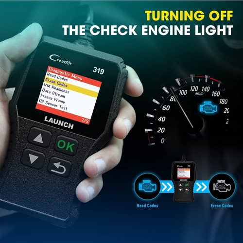 Imagen 3 de 5 de Escáner Automotriz Launch Creader 3001 Obd2 Obdii