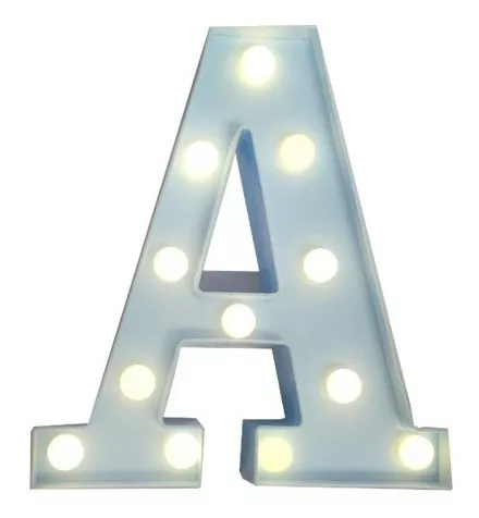 Letras Luminosas Led /22cm / Lampara Decorativa / Abecedario