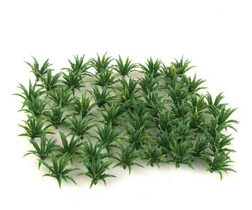 100pcs Cenário Verde Paisagem Modelo Grass Diorama Layout 2