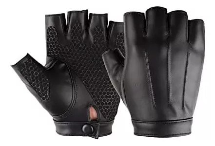 MRX Womens Conducir Guantes coche Guante Fine suave piel de cabra Full  Finger, Negro y Amarillo