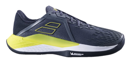 Tênis Babolat Propulse Fury 3 - Clay - Cinza E Amarelo