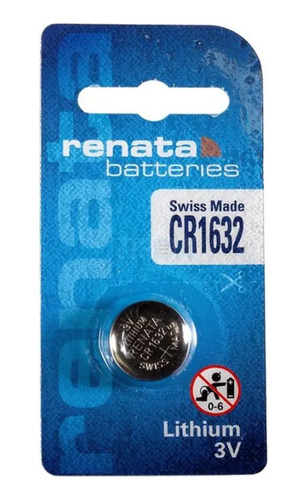 Pila Bateria Renata Cr1632 Tamaño Botón 3 Voltios 1 Unidad