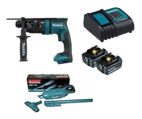 Martelete Rotativo Romp Avt Dhr182z Makita 18v 5ah + Dcl180z