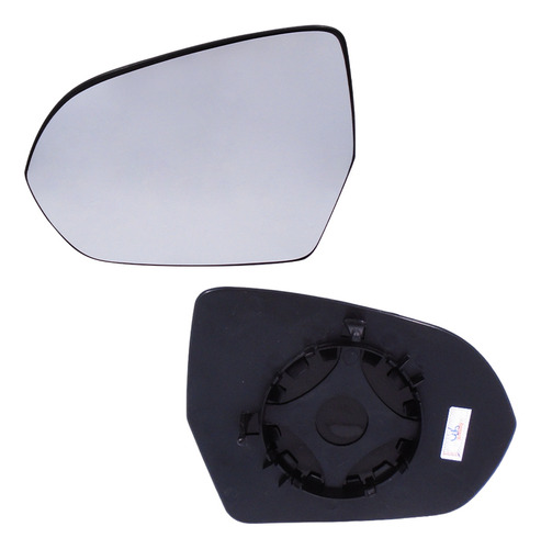 Lente Prata Com Base Retrovisor Esquerdo Montana 2012 A 2021