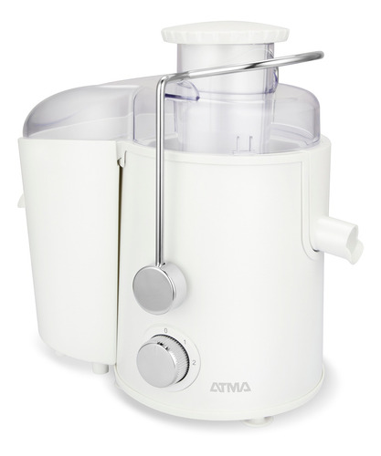 Imagen 3 de 10 de Juguera Extractor Jugo Atma Juat21wp 2 Veloc 400w Colector