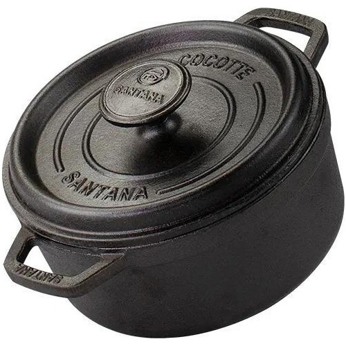 Caçarola Cocotte Santana 1,7l Ferro Fundido 18x28x8,5cm