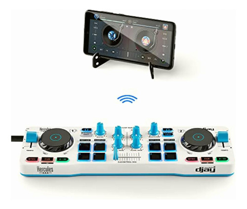 Hercules Djcontrol Mix Blue Edition  Controladora De Dj