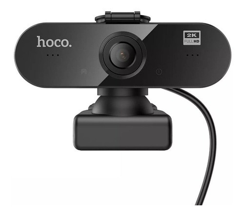 Webcam Hoco Di06 2k Con Microfono Usb Negro