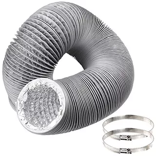 Dryer Duct Hose 4 Inch By 12 Feet, Flexible 4-layers A...