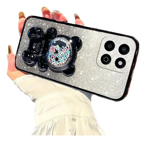 Funda Para Honor 200 Smart X6b X7c Oso Cuentas Polvo Flash
