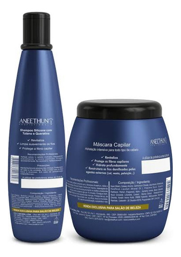 Kit Aneethun Linha A Shampoo, Máscara + Brinde