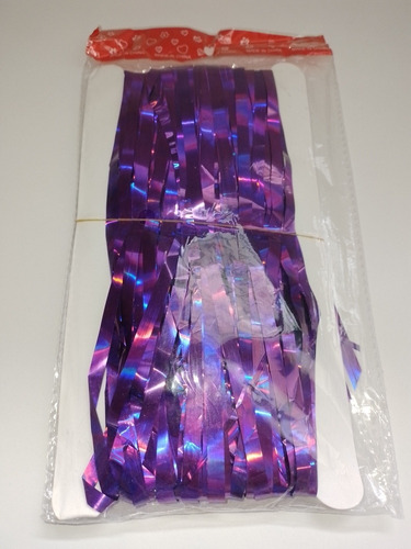 Imagen 1 de 1 de Cortina Holográfica Violeta - Decoración - Fiesta