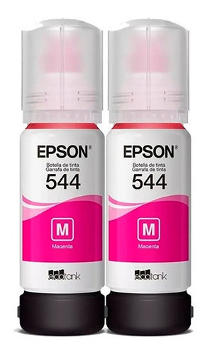 2 Tintas Epson 544 Magenta 65ml T544320 Original L3110 L3150