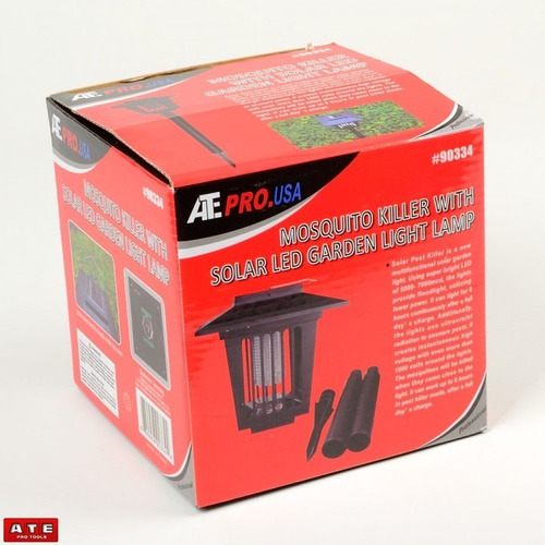Asesino De Mosquitos Con Lámpara Luz Solar Led Para Jardín