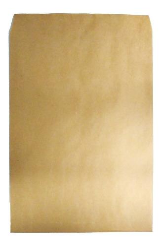 Imagen 2 de 5 de Sobre De Manila Kraft Marrón Oficio 25x35