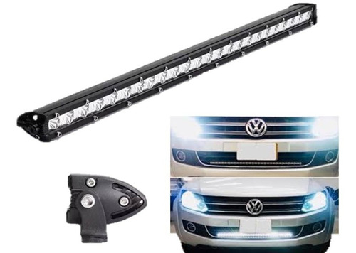 Barra 24 Leds 64cm Ultra Slim 72w Spot + Flood 4x4 Maranello